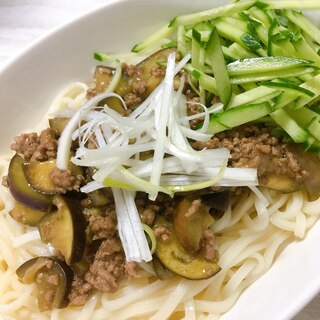 ジャージャー麺風冷やしうどん